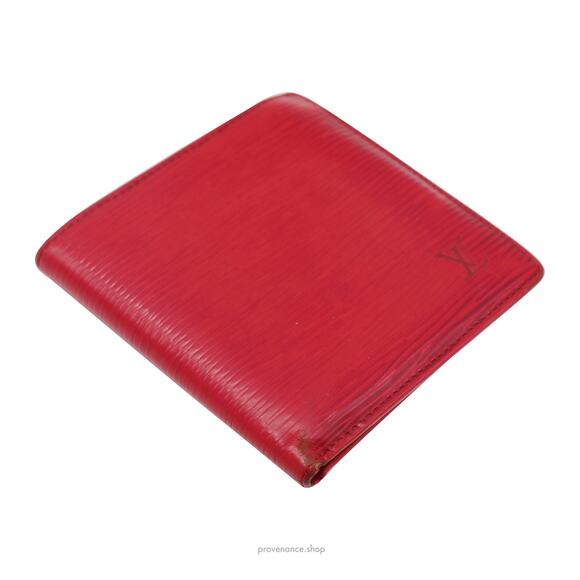 🔴 Louis Vuitton Marco Wallet - Red Epi Leather - Picture 3 of 11